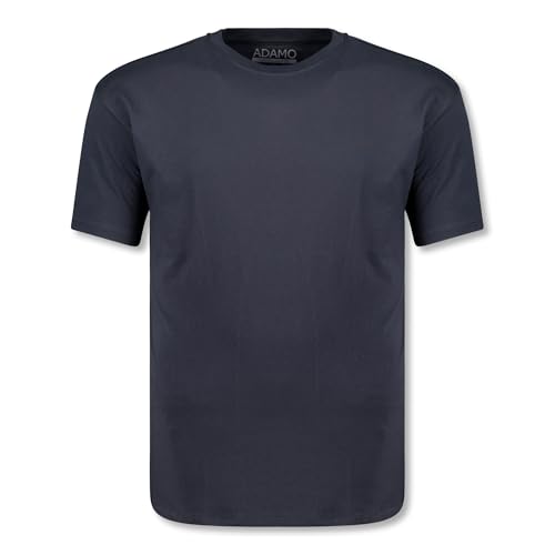 ADAMO Kurzarm T-Shirt Modell Kevin Herren Navy in Übergrößen 2XL-10XL Regular Fit, Größe:7XL von ADAMO