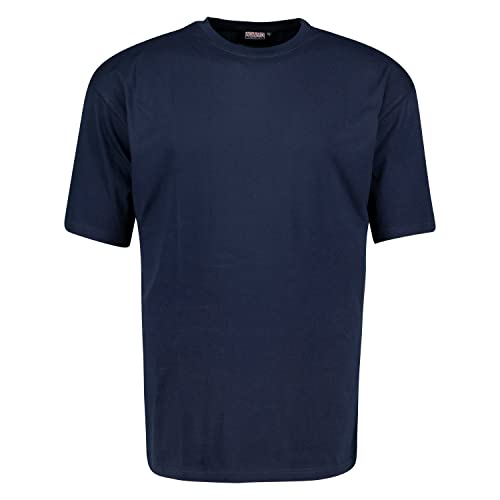 ADAMO Kurzarmshirt extra lang mit Rundhals für Herren Tall FIT Serie Magic Navy in Langgrößen bis 122, Größe:114 von ADAMO