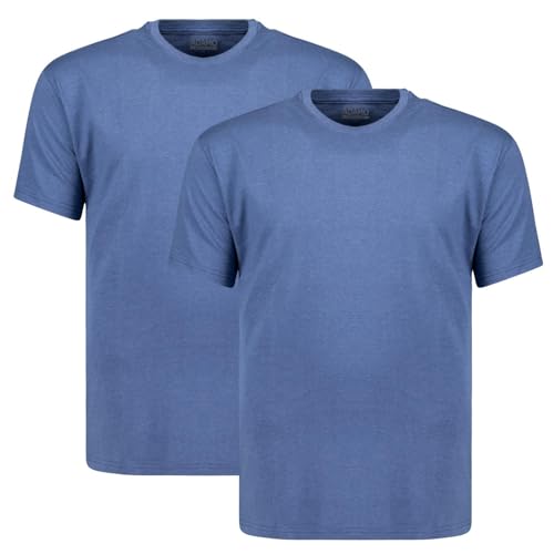 ADAMO Kurzarmshirt mit Rundhals Comfort FIT für Herren im 2er Pack bis Übergröße 12XL, Größe:6XL ADAMO Kurzarmshirt mit Rundhals Comfort FIT für Herren im 2er Pack bis Übergröße 12XL, Größe:6XL von ADAMO