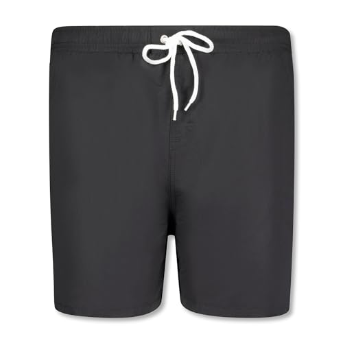 ADAMO Kurze Herren Badehose Serie Jamaica schwarz bis Übergröße 12XL, Größe:10XL von ADAMO