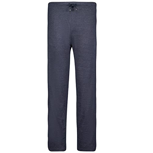 ADAMO Lange Loungewear Hose in Übergrößen bis 12XL Serie Leon für Herren dunkelblau meliert, Größe:10XL von ADAMO