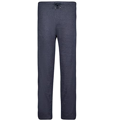 ADAMO Lange Loungewear Hose in Übergrößen bis 12XL Serie Leon für Herren dunkelblau meliert, Größe:7XL von ADAMO