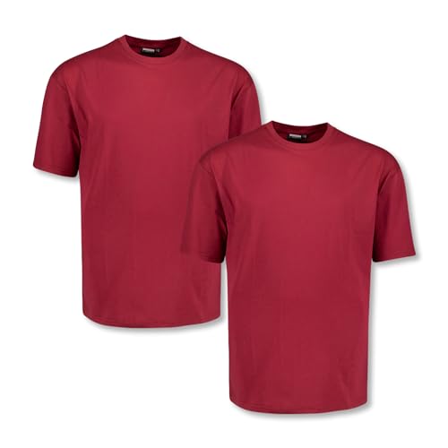 ADAMO Marlon T-Shirt im Doppelpack XXL-56 rot von ADAMO