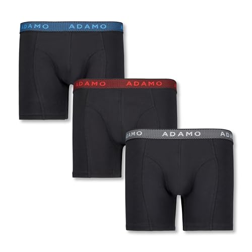 ADAMO Maxipant schwarz Bundmix 3er Pack Serie Jerry großen Größen bis 20, Größe:10 von ADAMO