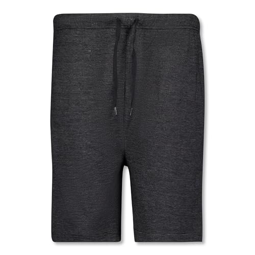 ADAMO Melierte Freizeitshort für Herren in schwarz Serie Luis Übergrößen 2XL - 12XL, Größe:10XL von ADAMO