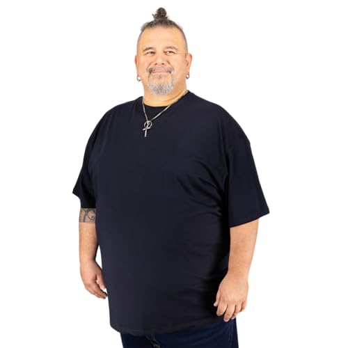ADAMO Navy farbenes T-Shirt im Doppelpack Übergröße 18XL, Größe:XXL ADAMO Navy farbenes T-Shirt im Doppelpack Übergröße 18XL, Größe:XXL von ADAMO