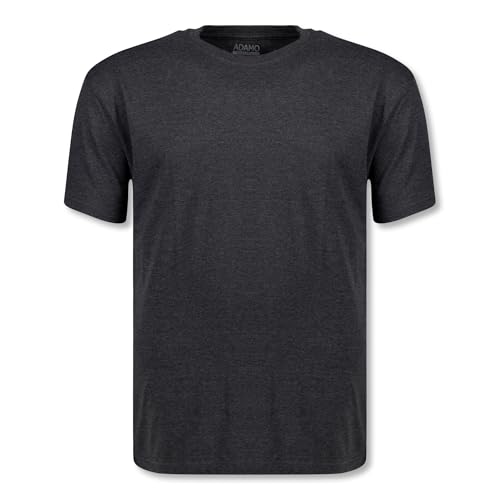 ADAMO Regular FIT Kurzarmshirt anthrazit meliert für Herren Übergrößen 2XL-12XL Modell Kevin, Größe:8XL von ADAMO