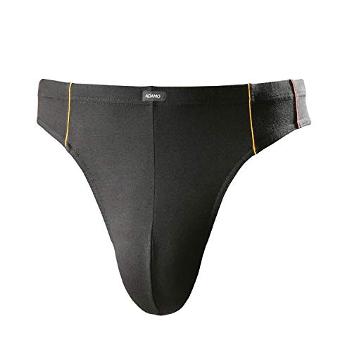 ADAMO Rioslip Mike Doppelpack I Unterwäsche Männer I Unterhosen Herren I Slip Herren in Übergrößen 8 bis 20, Größe:12, Farbe:Schwarz von ADAMO