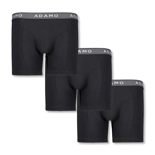 ADAMO Schwarze Maxipant Serie Jerry 3er Pack bis Übergröße 20, Größe:10 von ADAMO
