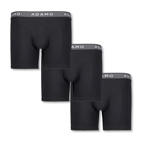 ADAMO Schwarze Maxipant Serie Jerry 3er Pack bis Übergröße 20, Größe:8 von ADAMO