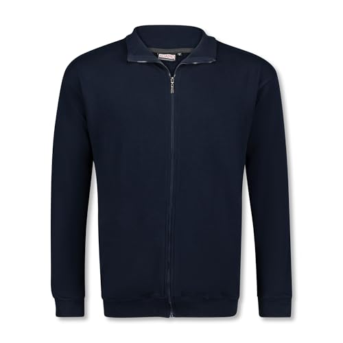ADAMO Sweatjacke Athen in Navy - Große Größen bis 14XL, Größe:7XL von ADAMO