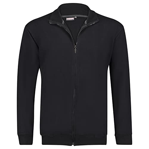 ADAMO Sweatjacke Herren TALL FIT Serie ''TOKIO'' in Langgrößen MT-5XLT, Größe:LT, Farbe:Schwarz' von ADAMO