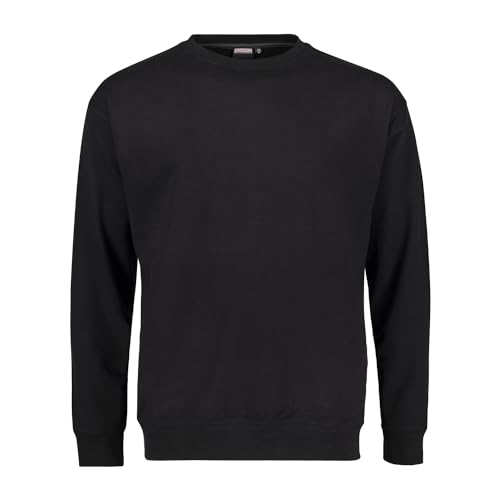 ADAMO Sweatshirt mit Rundhals Serie KOS Übergrößen 2XL-14XL Herren, Größe:4XL, Farbe:Schwarz von ADAMO
