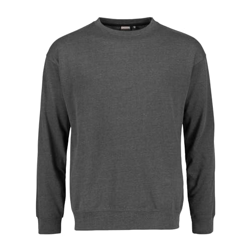ADAMO Sweatshirt mit Rundhals Serie KOS Übergrößen 2XL-14XL Herren, Größe:5XL, Farbe:anthrameliert von ADAMO
