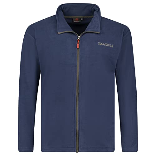 ADAMO TALL FIT Fleecejacke Langgrößen bis 5XLT Modell ''Tampa'' für Herren, Größe:2XLT, Farbe:Dunkelblau' von ADAMO