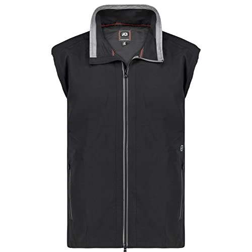 ADAMO Übergrößen Fitnessweste für Herren schwarz Serie Orlando 2XL-14XL, Größe:10XL von ADAMO