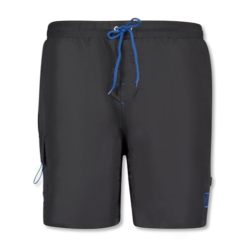 ADAMO Übergrößen Herren Badebermuda Modell Kuba schwarz - Größe 2XL bis 12XL, Größe:XXL von ADAMO