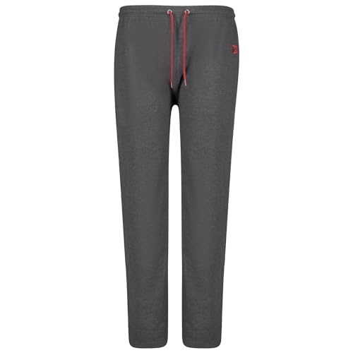 ADAMO Jogginghose lang Ottoman Rippe Herren bis Übergröße 10XL, Größe:XXL, Farbe:anthrameliert von ADAMO