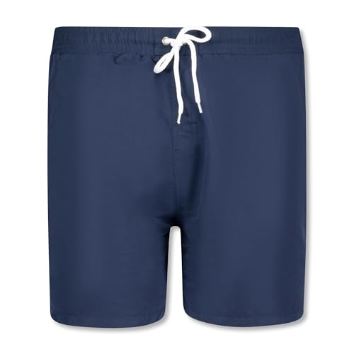 ADAMO Übergrößen Kurze Herren Badehose Serie Jamaica Marineblau - Größe 2XL bis 12XL, Größe:12XL von ADAMO