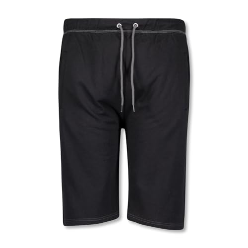 ADAMO Übergrößen Kurze Jogging Hose für Männer in schwarz Modell Moritz Größe 2XL bis 14XL, Größe:10XL von ADAMO