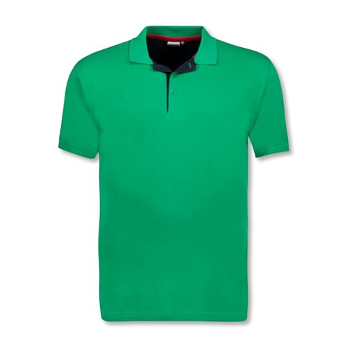 ADAMO Übergrößen Poloshirt Kurzarm in grün für Herren Serie 'Pablo' bis 12XL, Größe:3XL von ADAMO