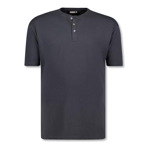 ADAMO Übergrößen Rundhals T-Shirt für Herren in anthrazit Serie Silas Regular FIT bis 10XL, Größe:10XL von ADAMO