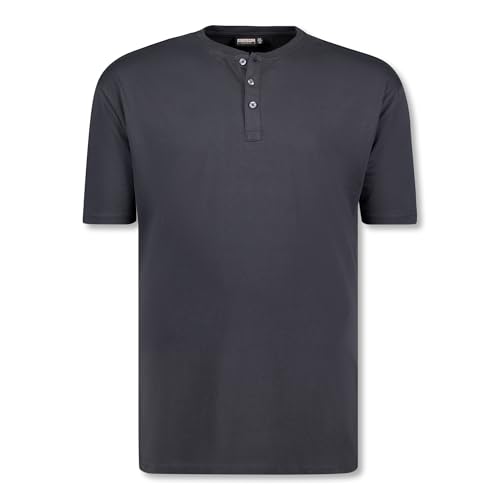 ADAMO Herren T-Shirt mit Knopfleiste Regular FIT Graumeliert Serie Silas in Übergrößen bis 10XL, Größe:8XL ADAMO Herren T-Shirt mit Knopfleiste Regular FIT Graumeliert Serie Silas in Übergrößen bis 10XL, Größe:8XL von ADAMO
