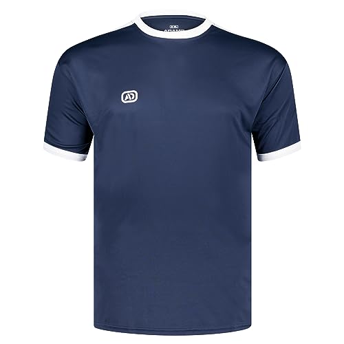 ADAMO Übergrößen T-Shirt Serie 'Marco' Kurzarm in 2XL-12XL Navy für Herren, Größe:6XL von ADAMO