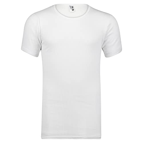 ADAMO Weisses Doppelripp T-Shirt Prestige mit 1/2 Arm Übergröße 20, Größe:20 von ADAMO