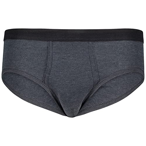ADAMO XXL Slip Thermo schwarz-grau gestreift, deutsche Wäschegröße:10 von ADAMO