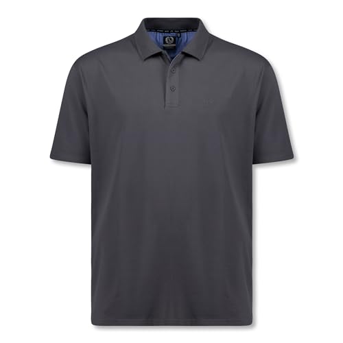 ADAMO anthrazit Herren Polohemd kurzärmlig Modell Picco in bis Übergröße 12XL Regular Fit, Größe:8XL von ADAMO