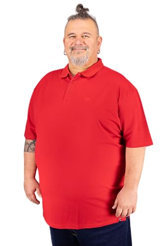 ADAMO rotes Herren Polohemd kurzärmlig Modell Picco in bis Übergröße 12XL Regular Fit, Größe:10XL von ADAMO