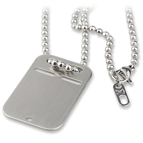 ADAMO Dog Tag-Halskette Schwedische Erkennungsmarke 45cm (125-126-45) von ADAMO