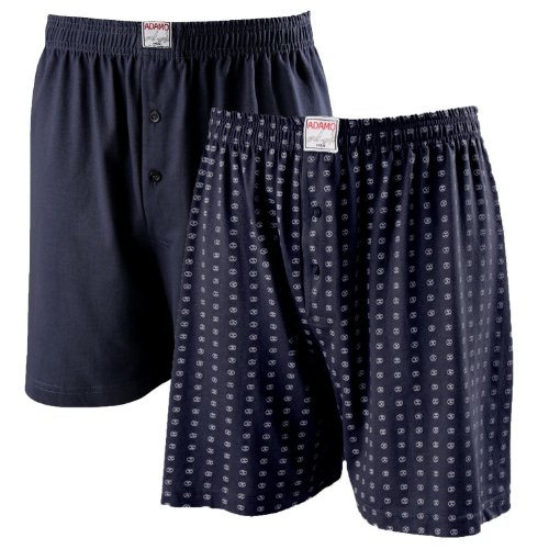 Große Größen - Adamo Herren Boxershort Doppelpack in Übergröße, Blau, 6XL-16 von ADAMO