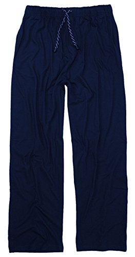 ADAMO Lange Schlafanzugshose 9XL, Größe:9XL;Farbe:Blau von ADAMO