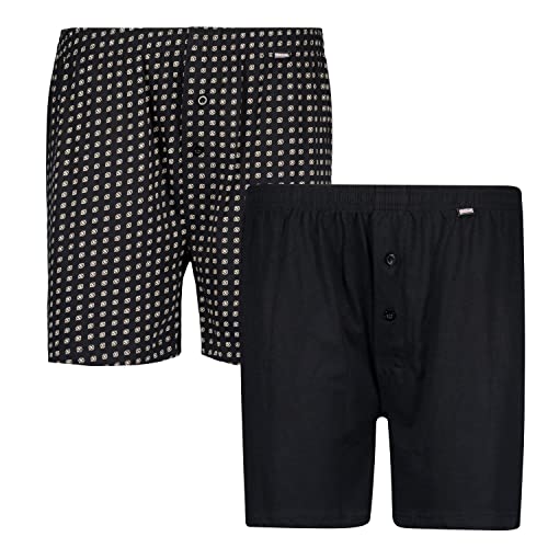 ADAMO Boxershorts Dean | Herren Boxershorts I Männer Shorts | Boxershorts Men | Shorts Herren I Herrenunterwäsche I 100% Baumwolle 2er Pack in schwarz Übergrößen 8-32 / XXL-18XL, Größe:14 ADAMO Boxershorts Dean | Herren Boxershorts I Männer Shorts | Boxershorts Men | Shorts Herren I Herrenunterwäsche I 100% Baumwolle 2er Pack in schwarz Übergrößen 8-32 / XXL-18XL, Größe:14 von ADAMO
