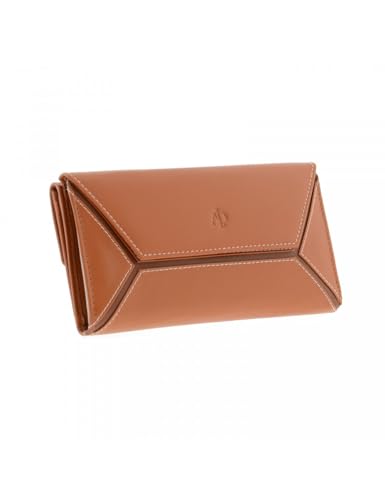 ADAPELL Geldbörse 18 x 10 cm RFID Leder/Tan, Leder/Tan, Talla única, Casual von ADAPELL