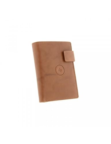 ADAPELL Geldbörse mit Mon. und Knopf, 11,5 x 8,5 cm, Leder, Leder, Talla única, Casual von ADAPELL