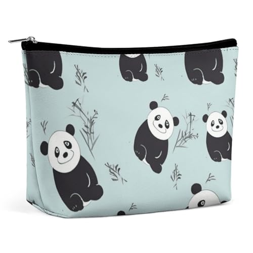 ADASGHBY Tragbare kleine Kosmetiktasche, niedliche Reise-Make-up-Tasche, süßes Faultier, wasserdicht, Kulturbeutel für Damen, Cartoon-Pandabär, Einheitsgröße ADASGHBY Tragbare kleine Kosmetiktasche, niedliche Reise-Make-up-Tasche, süßes Faultier, wasserdicht, Kulturbeutel für Damen, Cartoon-Pandabär, Einheitsgröße von ADASGHBY