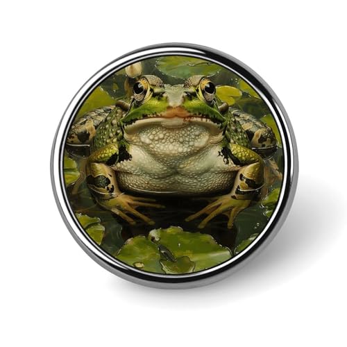 Runde Brosche Kleid Anzug Zubehör Anstecknadel Katze liegend auf Decke Vintage Brosche Geschenke für Damen Herren Souvenir, Circular, Aluminium, Aluminiumlegierung von ADASGHBY