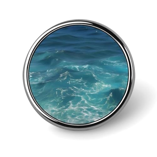 Runde Brosche Kleid Anzug Zubehör Anstecknadel The Deep Blue Sea Vintage Brosche Geschenke für Damen Herren Souvenir, Circular, Aluminium, Aluminiumlegierung Runde Brosche Kleid Anzug Zubehör Anstecknadel The Deep Blue Sea Vintage Brosche Geschenke für Damen Herren Souvenir, Circular, Aluminium, Aluminiumlegierung von ADASGHBY