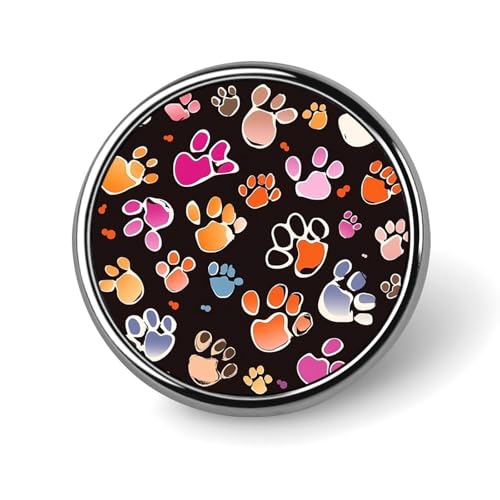 Runde Brosche Kleid Anzug Zubehör Anstecknadel afrikanisches Tier Leopard Vintage Brosche Geschenke für Damen Herren Souvenir, Circular, Aluminium, Aluminiumlegierung von ADASGHBY