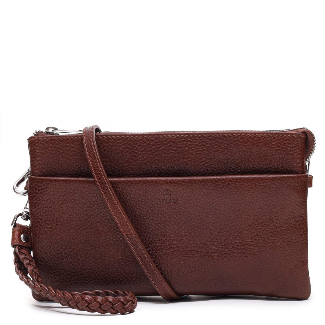 ADAX - CORMORANO Clutch Silja Walnut Braun von ADAX