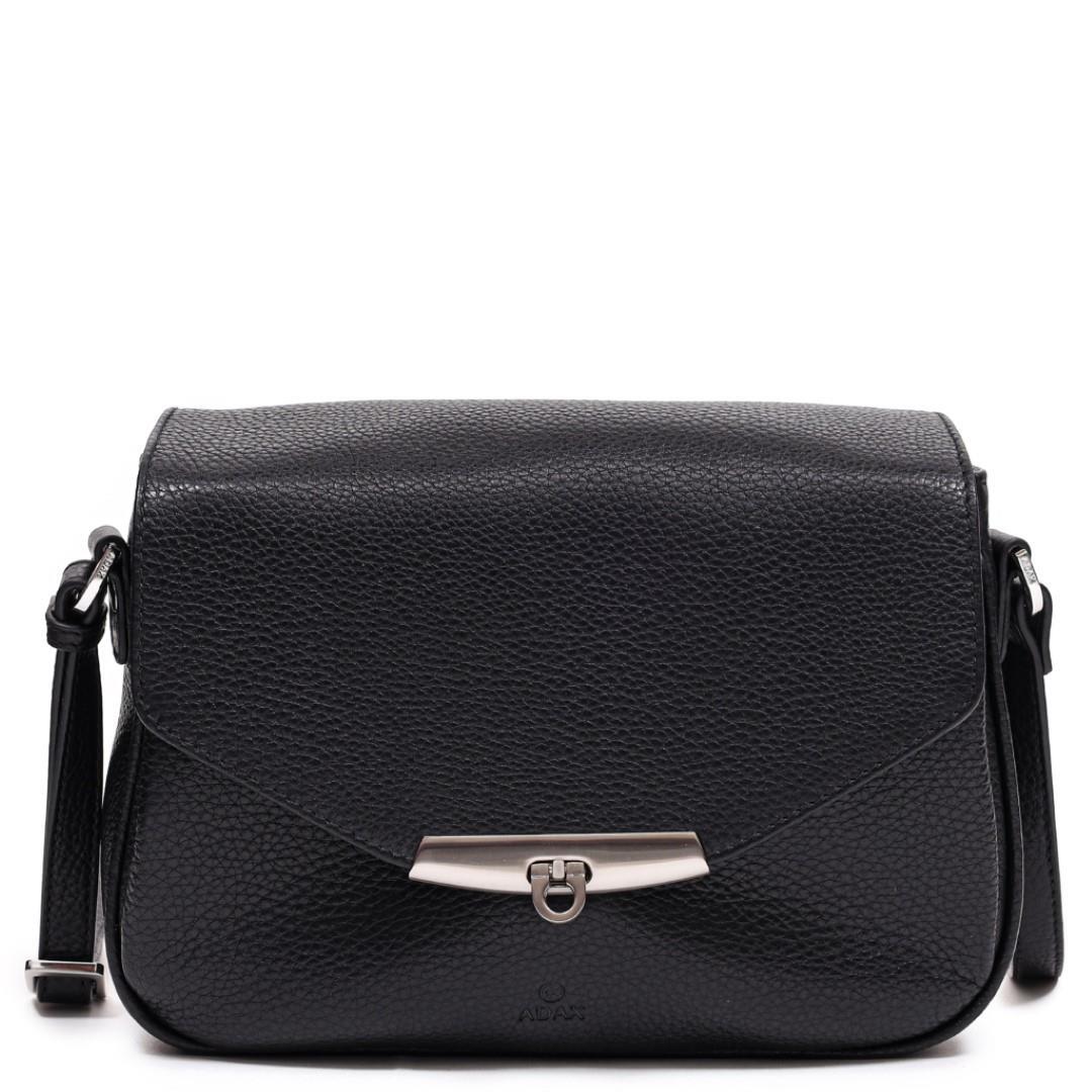 ADAX - CORMORANO Handtasche Mit Überschla Leah Black Schwarz von ADAX