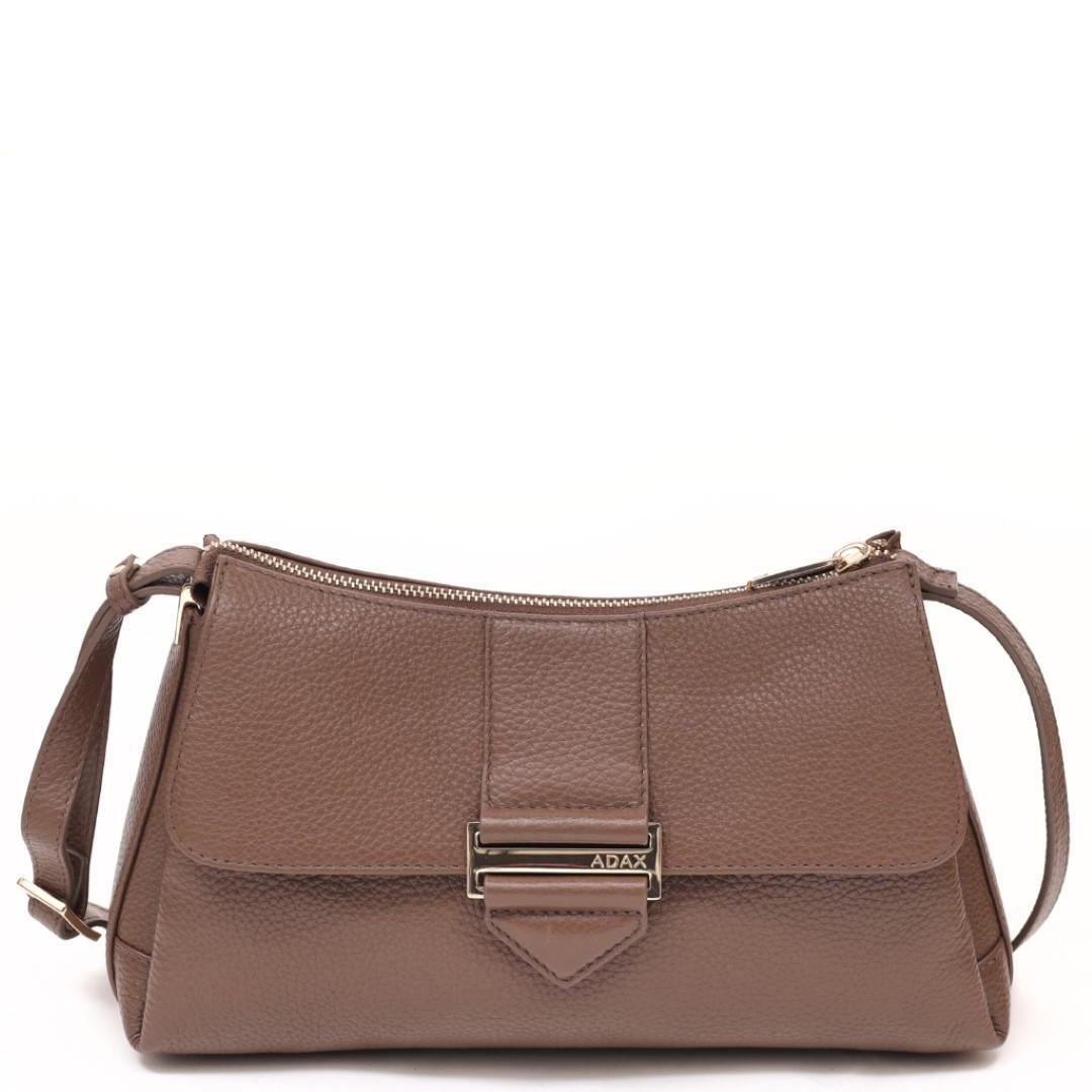 ADAX - CORMORANO Rv-Handtasche Johanna Latte Hellbraun - Gr. - M von ADAX