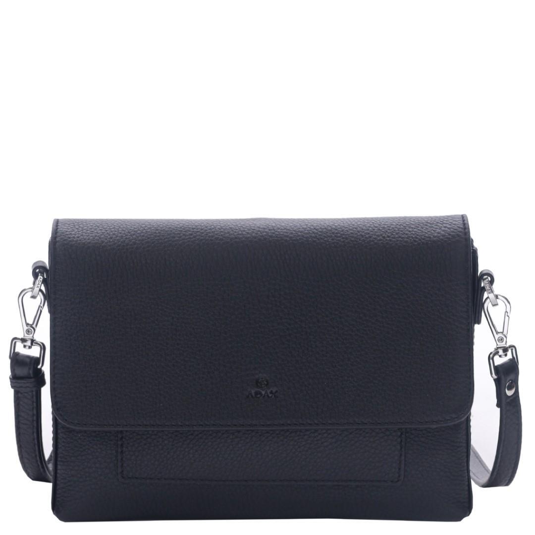 ADAX - CORMORANO Üb-Handtasche Rosina Black Schwarz - Gr. - M von ADAX