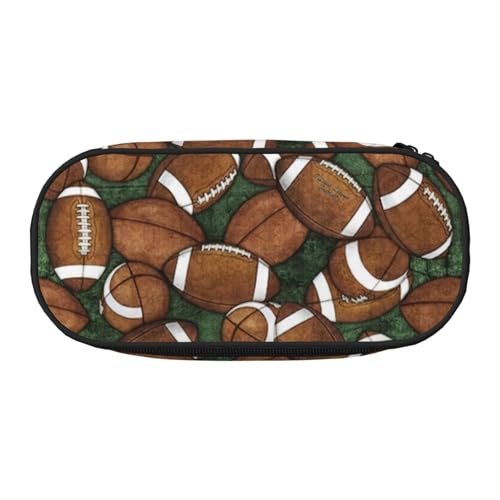 ADAhgu Federmäppchen, Motiv: Fußball, Grün, für Schule, Studenten, Reisen, Büro, Schreibwaren, Make-up, Schwarz , Einheitsgröße, Taschen-Organizer ADAhgu Federmäppchen, Motiv: Fußball, Grün, für Schule, Studenten, Reisen, Büro, Schreibwaren, Make-up, Schwarz , Einheitsgröße, Taschen-Organizer von ADAhgu