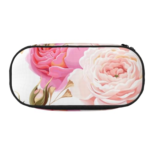 ADAhgu Federmäppchen mit Blumenmuster, Rose, rosa Druck, für Schule, Studenten, Reisen, Büro, Schreibwaren, Make-up-Organizer, Schwarz , Einheitsgröße, Taschen-Organizer ADAhgu Federmäppchen mit Blumenmuster, Rose, rosa Druck, für Schule, Studenten, Reisen, Büro, Schreibwaren, Make-up-Organizer, Schwarz , Einheitsgröße, Taschen-Organizer von ADAhgu