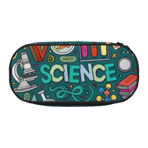 ADAhgu Federmäppchen mit Cartoon-Wissenschaftsthema, für Schule, Studenten, Reisen, Büro, Schreibwaren, Make-up-Organizer, Schwarz , Einheitsgröße, Taschen-Organizer ADAhgu Federmäppchen mit Cartoon-Wissenschaftsthema, für Schule, Studenten, Reisen, Büro, Schreibwaren, Make-up-Organizer, Schwarz , Einheitsgröße, Taschen-Organizer von ADAhgu