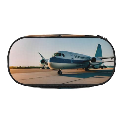 ADAhgu Federmäppchen mit Flugzeugdruck, für Schule, Studenten, Reisen, Büro, Schreibwaren, Make-up, Schwarz , Einheitsgröße, Taschen-Organizer ADAhgu Federmäppchen mit Flugzeugdruck, für Schule, Studenten, Reisen, Büro, Schreibwaren, Make-up, Schwarz , Einheitsgröße, Taschen-Organizer von ADAhgu